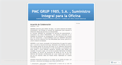 Desktop Screenshot of pmcgrup.wordpress.com