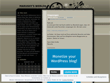 Tablet Screenshot of marushy.wordpress.com