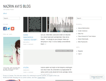 Tablet Screenshot of nazrinavi.wordpress.com