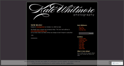 Desktop Screenshot of katewhitmore.wordpress.com