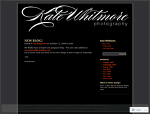 Tablet Screenshot of katewhitmore.wordpress.com