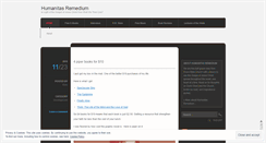 Desktop Screenshot of humanitasremedium.wordpress.com