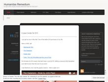 Tablet Screenshot of humanitasremedium.wordpress.com