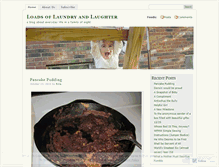Tablet Screenshot of laundryandlaughter.wordpress.com