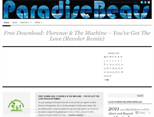 Tablet Screenshot of paradisebeats.wordpress.com