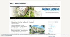 Desktop Screenshot of prk7nieruchomosci.wordpress.com