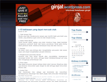 Tablet Screenshot of ginjal.wordpress.com