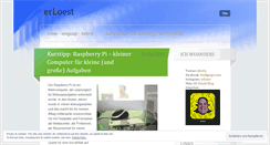 Desktop Screenshot of erloest.wordpress.com
