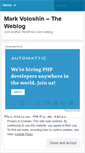 Mobile Screenshot of markvoloshin.wordpress.com
