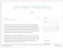 Tablet Screenshot of jonpelaez.wordpress.com