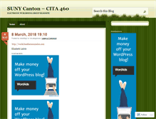 Tablet Screenshot of cita460g2.wordpress.com
