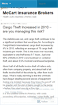 Mobile Screenshot of mccartinsurance.wordpress.com