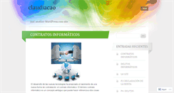 Desktop Screenshot of claudiacao.wordpress.com