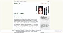Desktop Screenshot of mintcafe.wordpress.com