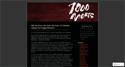 Desktop Screenshot of 1000morts.wordpress.com