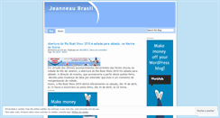 Desktop Screenshot of jeanneaubr.wordpress.com