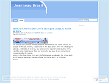 Tablet Screenshot of jeanneaubr.wordpress.com