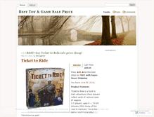 Tablet Screenshot of btoygamer.wordpress.com