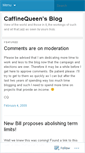 Mobile Screenshot of caffinequeen.wordpress.com
