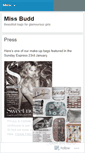 Mobile Screenshot of missbudd.wordpress.com