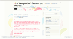 Desktop Screenshot of mentalmammy.wordpress.com