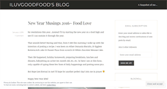 Desktop Screenshot of iluvgoodfood.wordpress.com