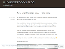 Tablet Screenshot of iluvgoodfood.wordpress.com