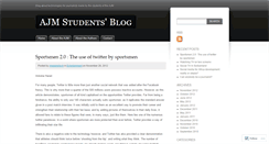 Desktop Screenshot of ajmstudents.wordpress.com