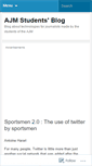 Mobile Screenshot of ajmstudents.wordpress.com