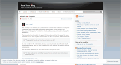 Desktop Screenshot of joshhunt.wordpress.com