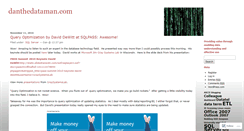 Desktop Screenshot of danthedataman.wordpress.com