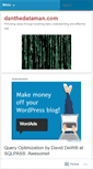 Mobile Screenshot of danthedataman.wordpress.com