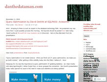 Tablet Screenshot of danthedataman.wordpress.com