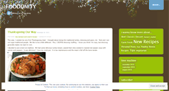 Desktop Screenshot of foodunity.wordpress.com