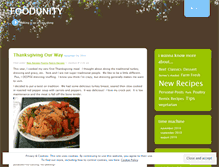 Tablet Screenshot of foodunity.wordpress.com