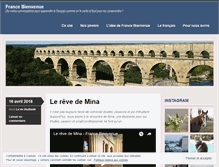 Tablet Screenshot of francebienvenue1.wordpress.com