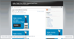 Desktop Screenshot of killerfightgear.wordpress.com