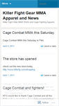 Mobile Screenshot of killerfightgear.wordpress.com