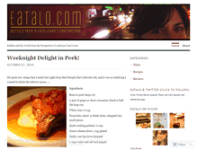 Tablet Screenshot of eatalo.wordpress.com