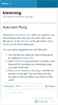 Mobile Screenshot of kiemrong.wordpress.com