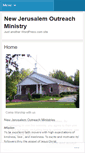 Mobile Screenshot of newjerusalemoutreachministry.wordpress.com