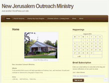 Tablet Screenshot of newjerusalemoutreachministry.wordpress.com