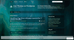 Desktop Screenshot of josethomas.wordpress.com