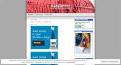 Desktop Screenshot of kadyknits.wordpress.com