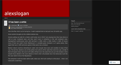 Desktop Screenshot of alexslogan.wordpress.com