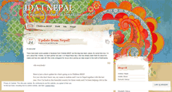 Desktop Screenshot of idainepal.wordpress.com