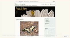 Desktop Screenshot of fotosdeflora.wordpress.com