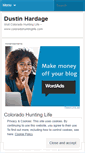 Mobile Screenshot of dustinhardage.wordpress.com