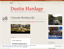 Tablet Screenshot of dustinhardage.wordpress.com