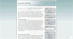 Desktop Screenshot of chocolate.wordpress.com